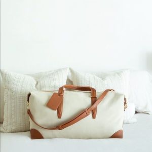 NWT Henny + Lev Canvas Weekender $179